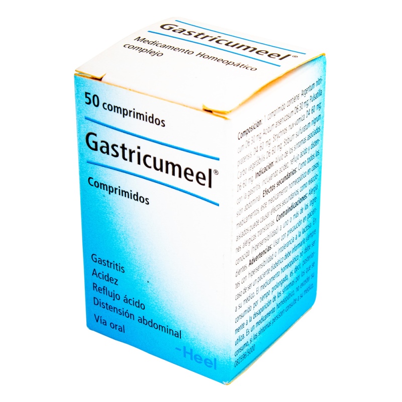 GASTRICUMEEL 60 MG 50 COMPRIMIDOS - Imagen 2