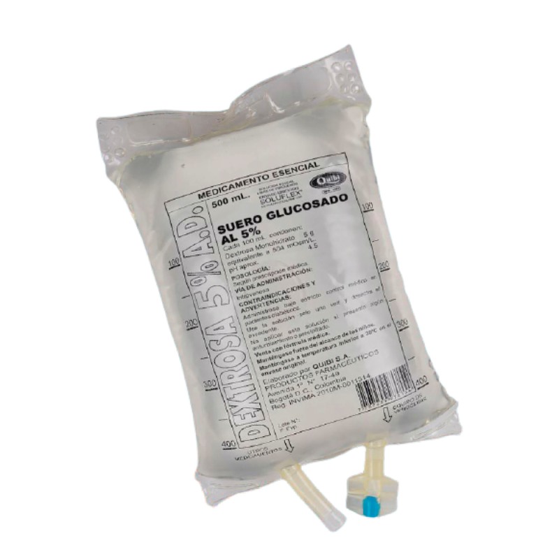 DEXTROSA 5% AD BOLSA 500 ML