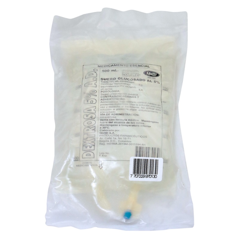 DEXTROSA 5% AD BOLSA 500 ML - Imagen 2