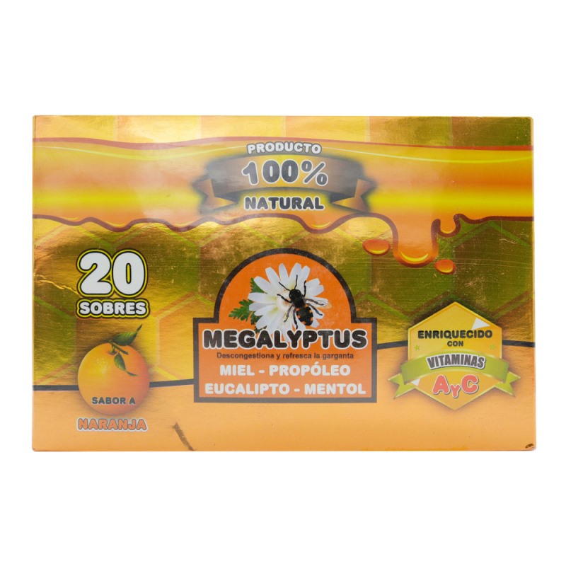 MEGALYPTUS NARANJA 400MG 80 UND