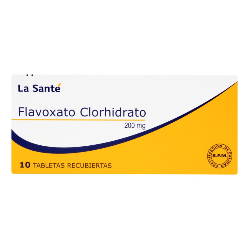 FLAVOXATO CLORHIDRATO 200MG 10 TBS LS