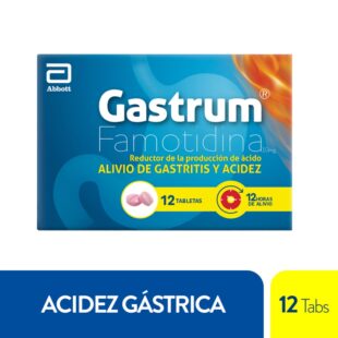GASTRUM 10 MG 12 TABLETAS