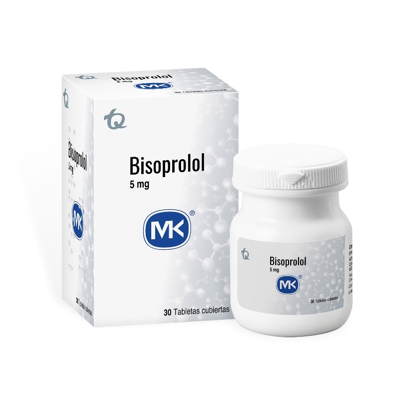 BISOPROLOL 5 MG 30 TABLETAS MK(P)21039