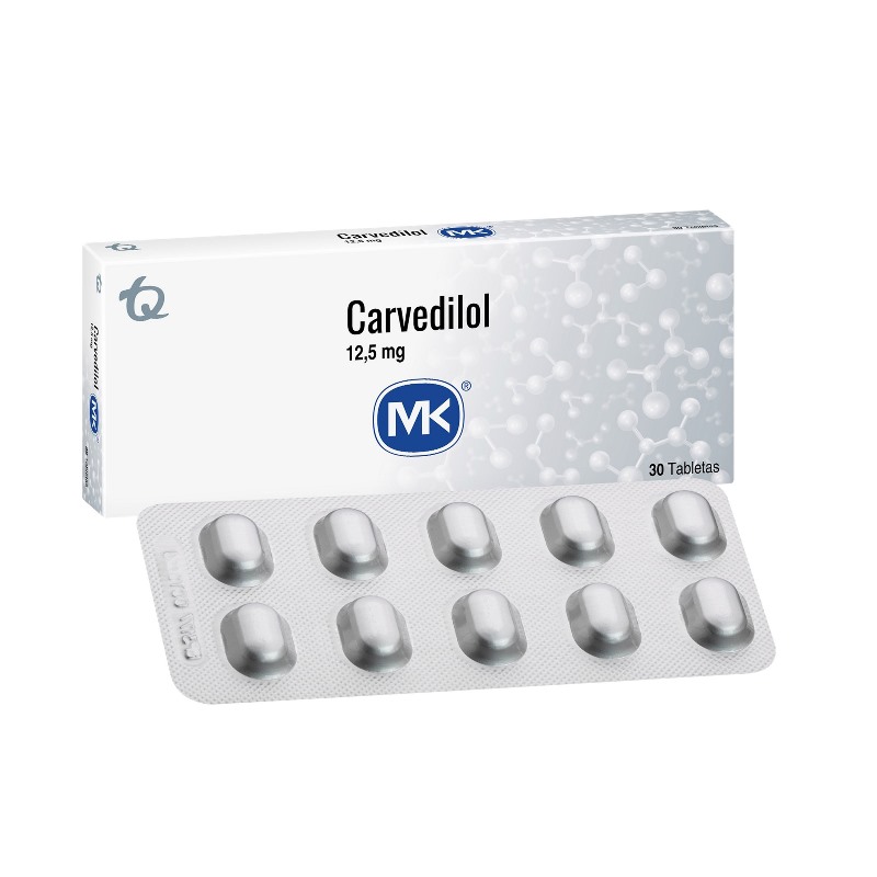 CARVEDILOL 12.5 MG 30 TBS MK(P)17835
