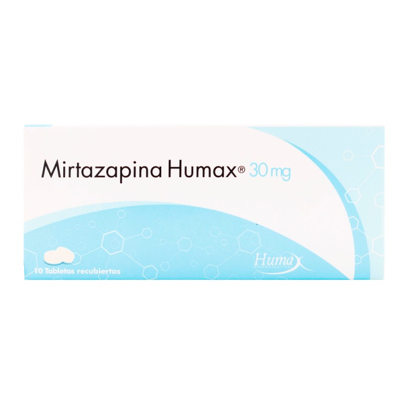 MIRTAZAPINA 30 MG 10 TBS HUMAX