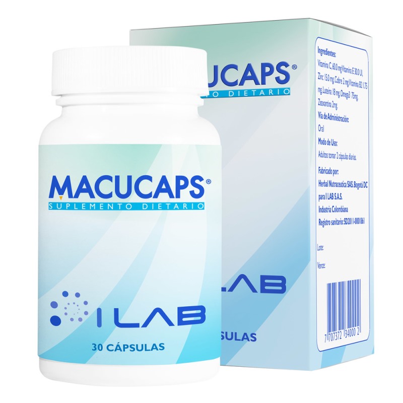 MACUCAPS SUPLEMENTO DIETARIO 30CAP(3%+) - Imagen 2