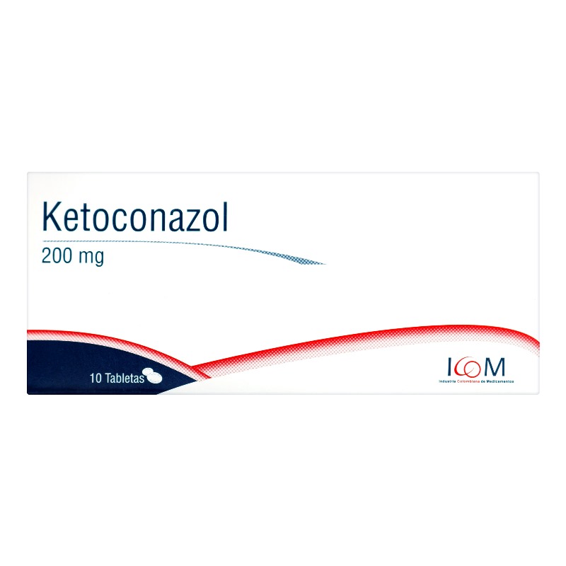 KETOCONAZOL 200 MG 10 TBS ICOM MQ