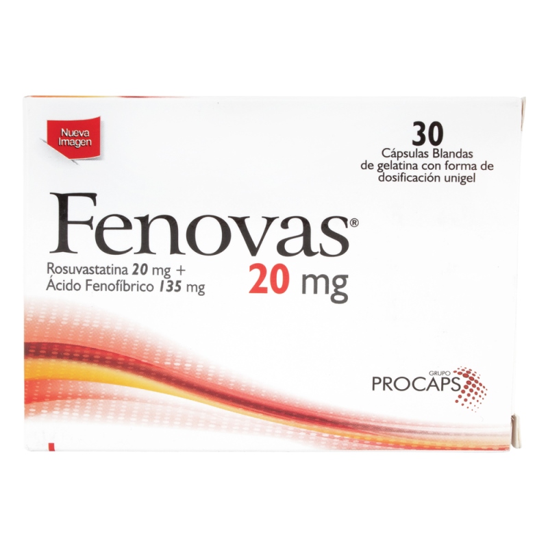 FENOVAS 20 MG 30 CAPS.BLANDAS(PAE)