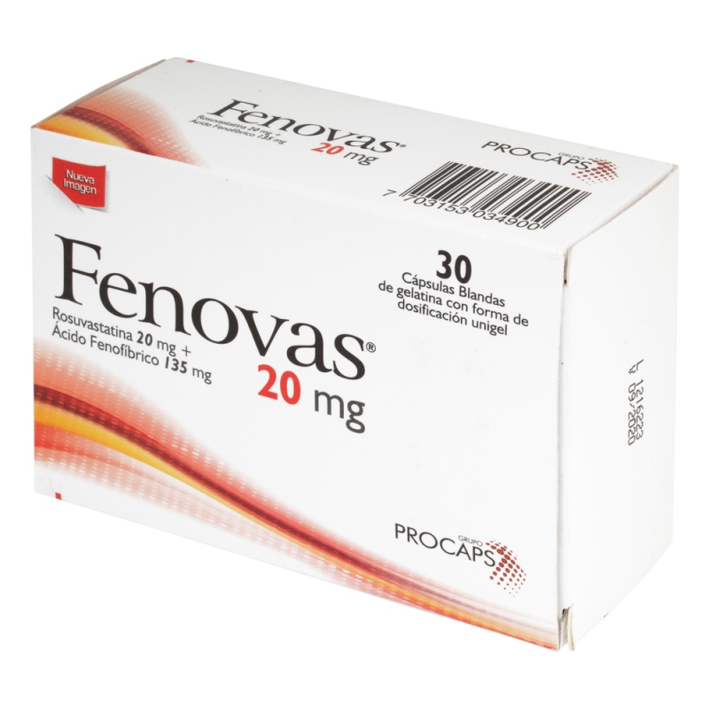 FENOVAS 20 MG 30 CAPS.BLANDAS(PAE) - Imagen 2