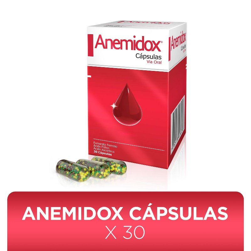 ANEMIDOX 30 CAPSULAS(3%+)(PAE)