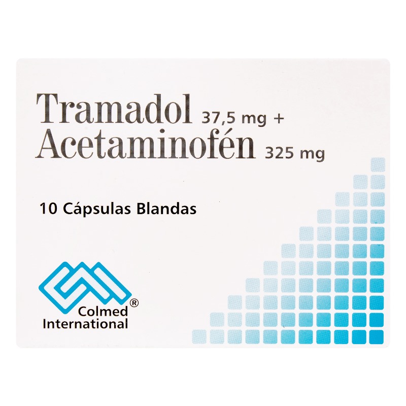 TRAMADOL 37.5 MG+ACETAM.325 MG 10CAPS PC