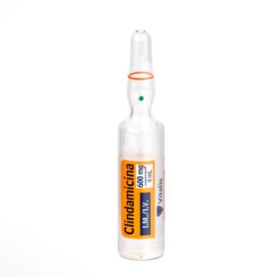 CLINDAMICINA 600 MG/4 ML 1 AMPOLLA VT