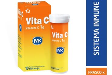 VITAMINA VITA C 1G. NARANJA EFE.10TBS MK