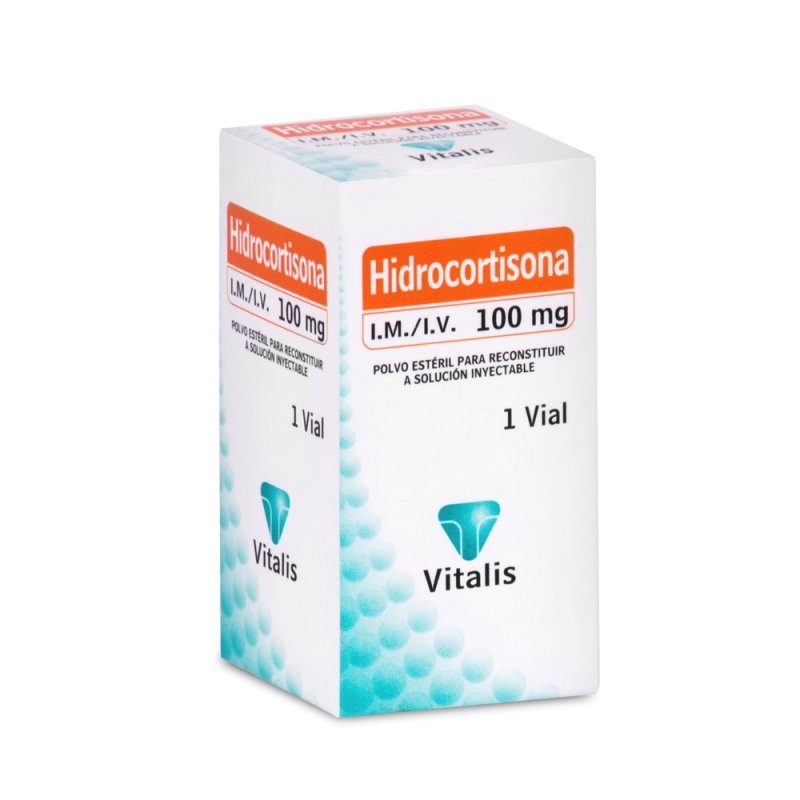 HIDROCORTISONA 100 MG 1 AMPOLLA VT