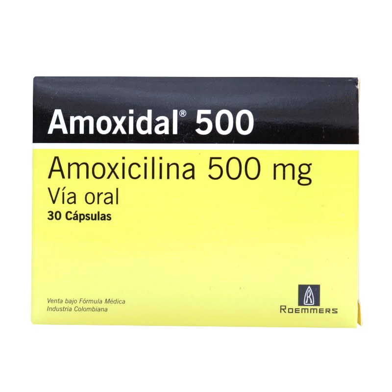 AMOXIDAL 500 MG 30 CAPSULAS(PAE)