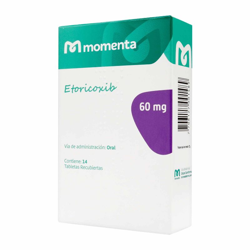 ETORICOXIB 60 MG 14 TABLETAS MOMENTA - Imagen 2