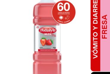 PEDIALYTE MAX ZINC 60 FRESA 500 ML(PDC)