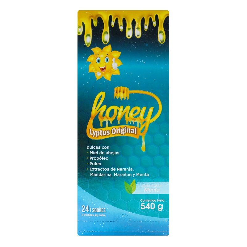 HONEY LYPTUS MENTA 24 SBS 540 GR