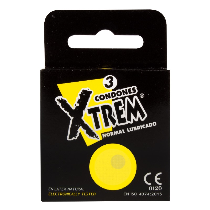 PRESERVATIVOS XTREM NORMAL LUBRIC 3 UND