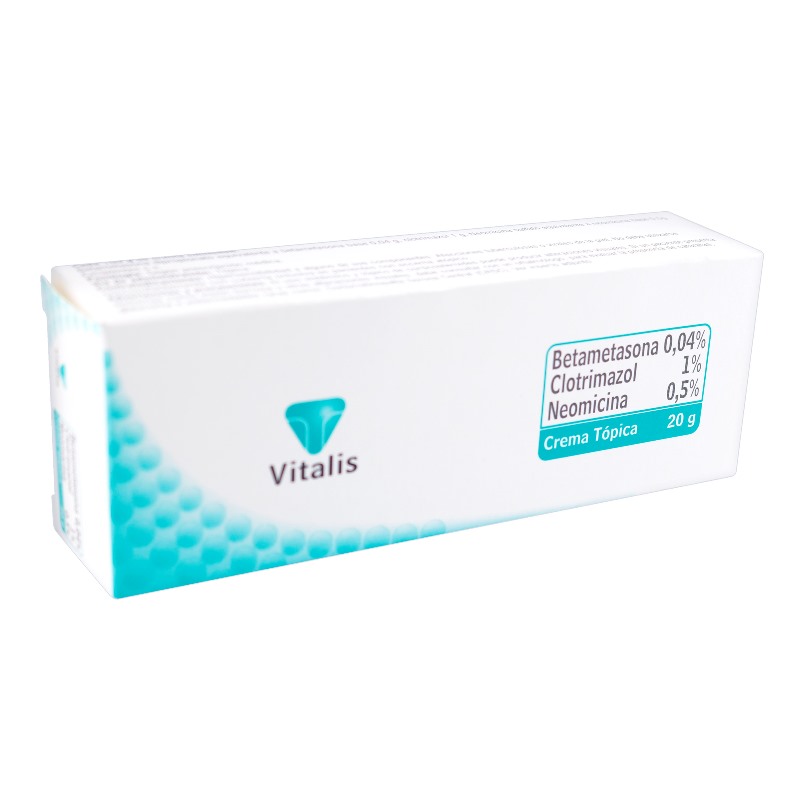 BETAMETASONA+CLOTRIM.+NEOMICINA 20GR VIT