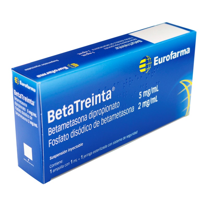 BETATREINTA 5MG+2MG/ML AMP INY X 1ML - Imagen 2