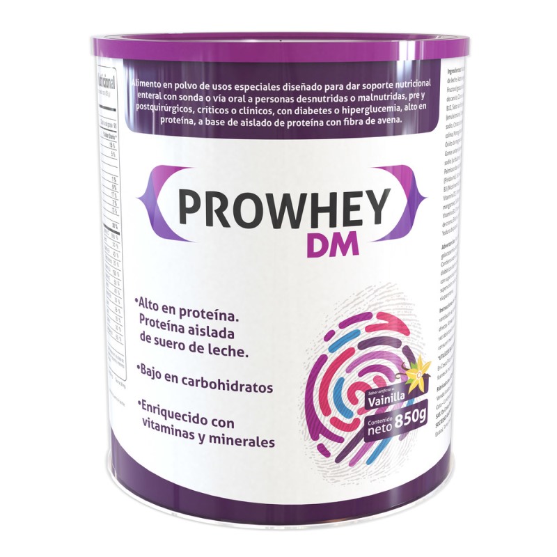 PROWHEY DM VAINILLA 850 GRAMOS(PAE)