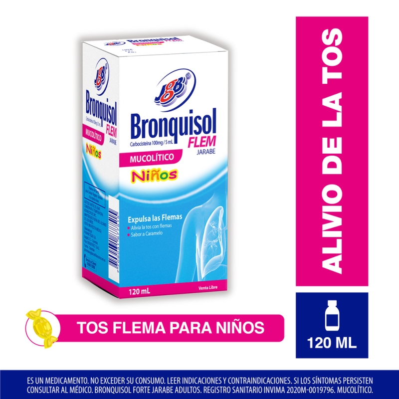 BRONQUISOL FLEM NINOS 120 ML