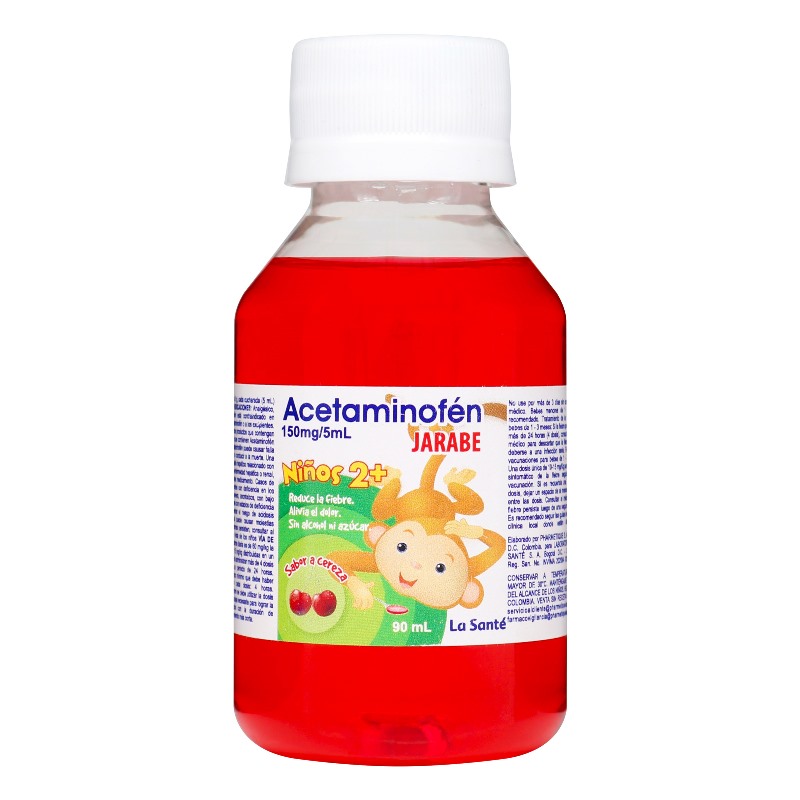 ACETAMINOFEN 150 MG/5 ML JARABE 90 ML LS
