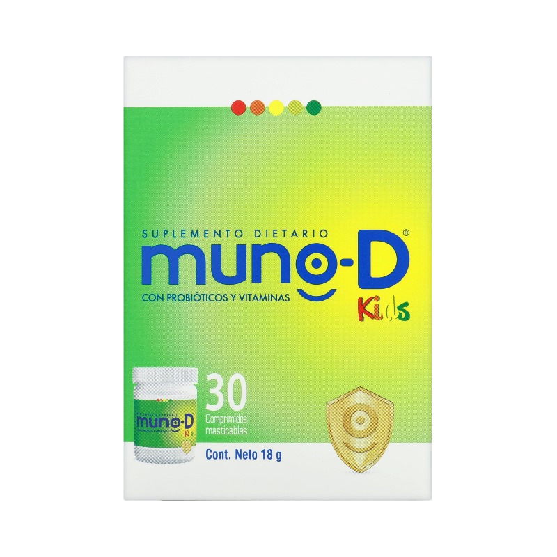 MUNO D KIDS 30 TABLETAS MASTICABLES
