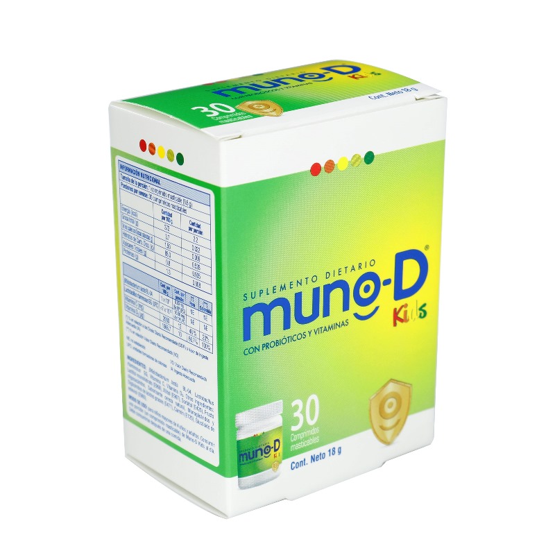 MUNO D KIDS 30 TABLETAS MASTICABLES - Imagen 2