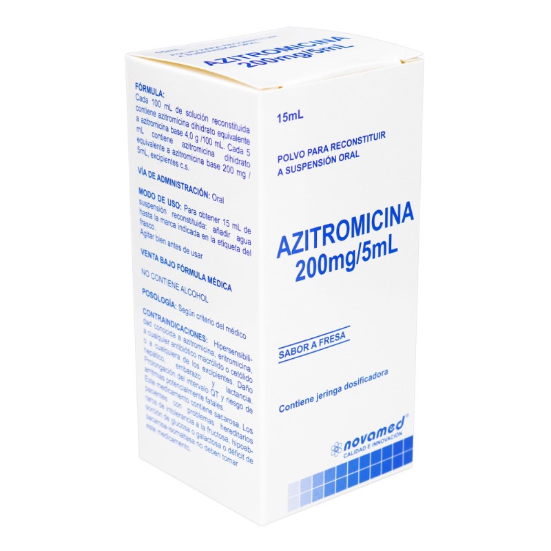 AZITROMICINA 200 MG/5ML SUSP.ORAL 15 ML