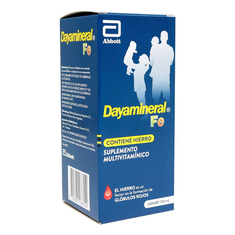 DAYAMINERAL FE JARABE 120 MILILITROS - Imagen 2