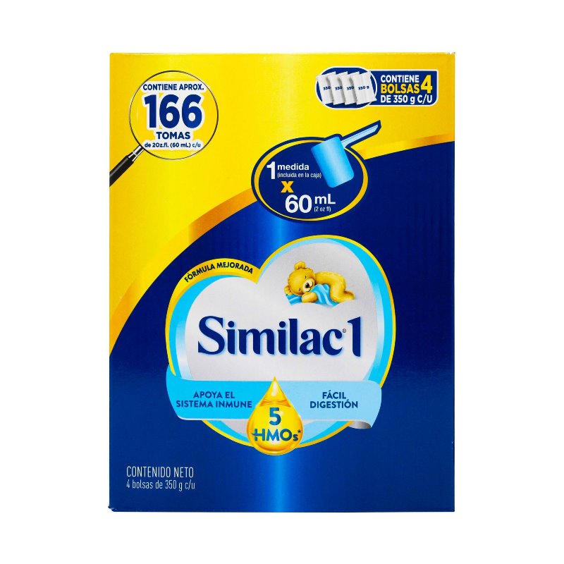 SIMILAC 1 5HMOS CAJA 1400GRS (4BOL 350G) - Imagen 2