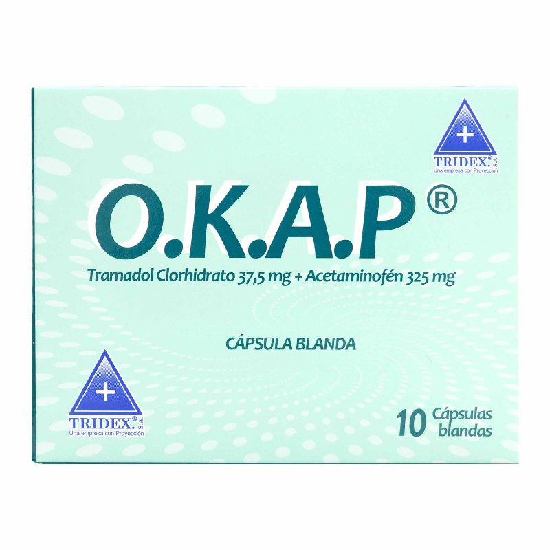 O.K.A.P. TRAMADOL CLORHID ACETAMI 10 CAP