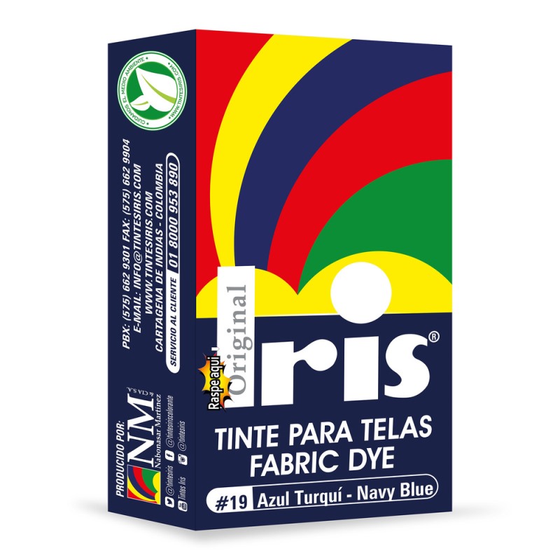 TINTE IRIS 19 AZUL TURQUI 9 GR - Imagen 2