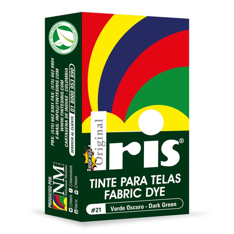 TINTE IRIS 21 VERDE OSCURO 9 GR - Imagen 2