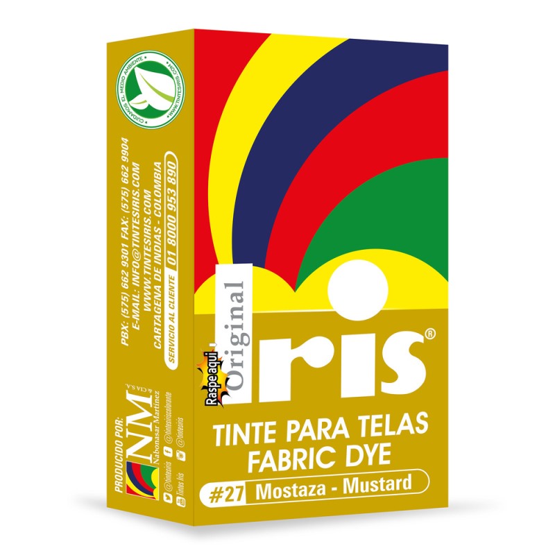 TINTE IRIS 27 MOSTAZA 9 GR - Imagen 2