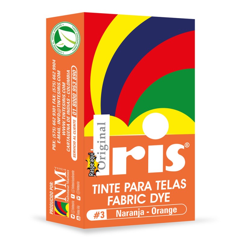 TINTE IRIS 3 NARANJA 9 GR - Imagen 2