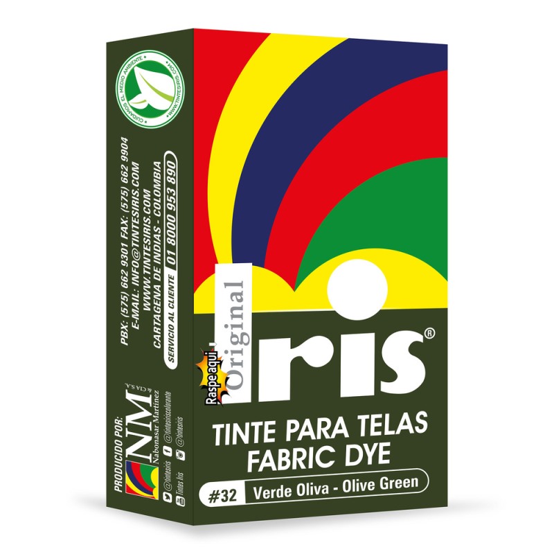 TINTE IRIS 32 VERDE OLIVA 9 GR - Imagen 2