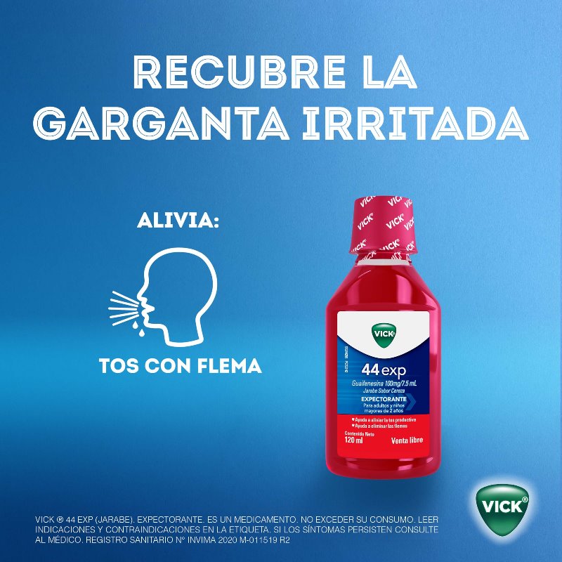 VICK 44 EXP NINOS ADULTOS JBE 120 ML - Imagen 4