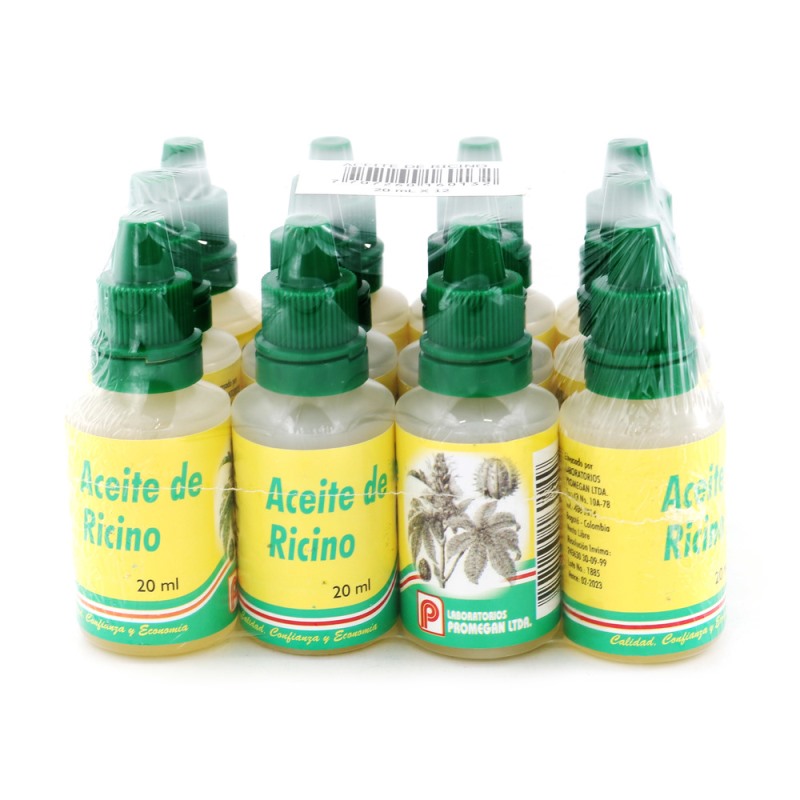 ACEITE RICINO 20 ML 12 UND PROMEGAN