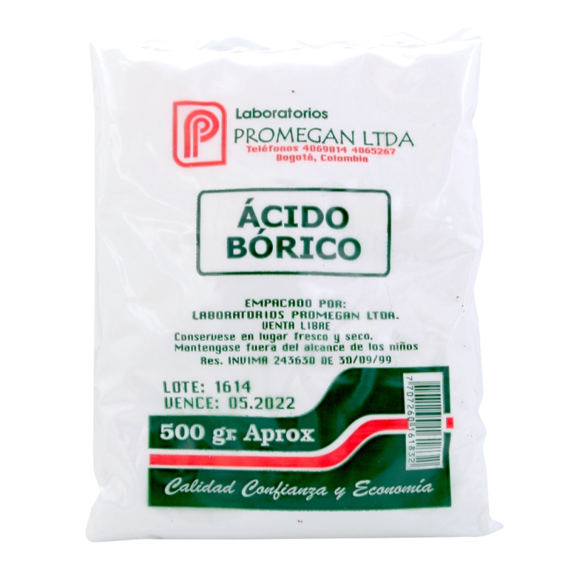 ACIDO BORICO 500 GR PROMEGAN