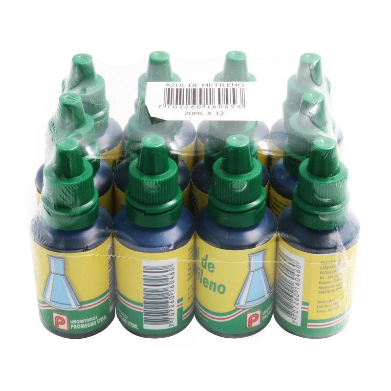 AZUL DE METILENO 20 ML 12 UND PROMEGAN