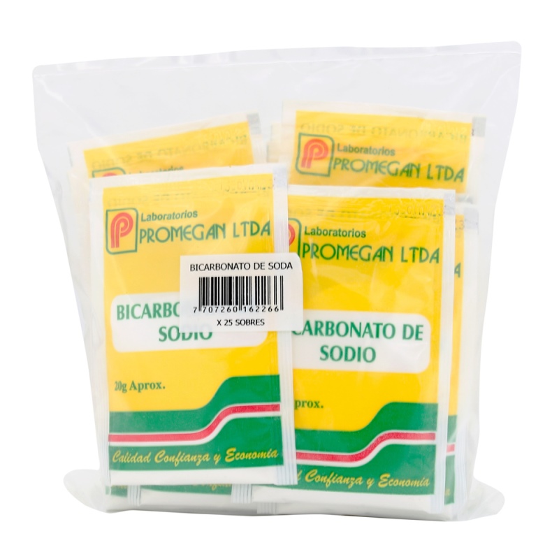 BICARBONATO DE SODA 25SBS 20 GR PROMEGAN