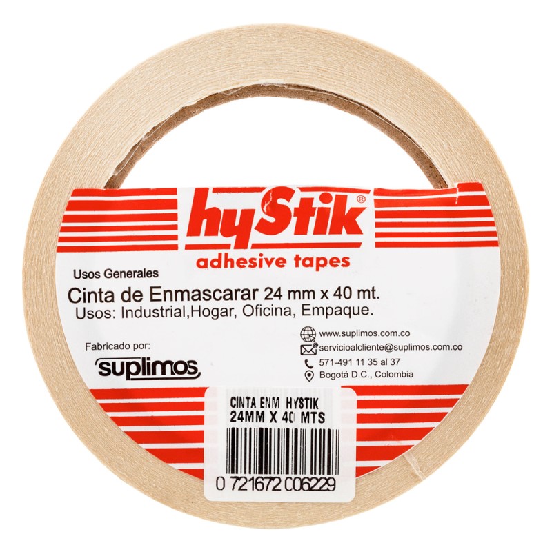 CINTA ENMASC.HYSTIK 24 MM 1P.40 MTS