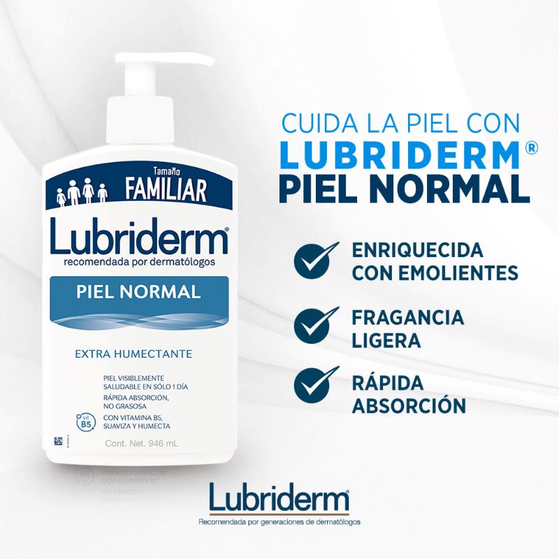 LUBRIDERM HUMECTACION DIARIA 400 ML - Imagen 2