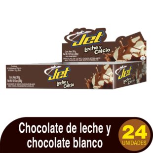 CHOCOLATINA JET LECHE CALCIO 24 UND 1231