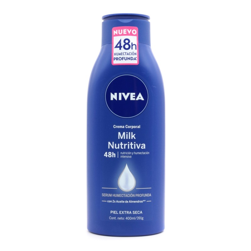 CREMA NIVEA B.MILK NUTRITI (ALMEND)400ML