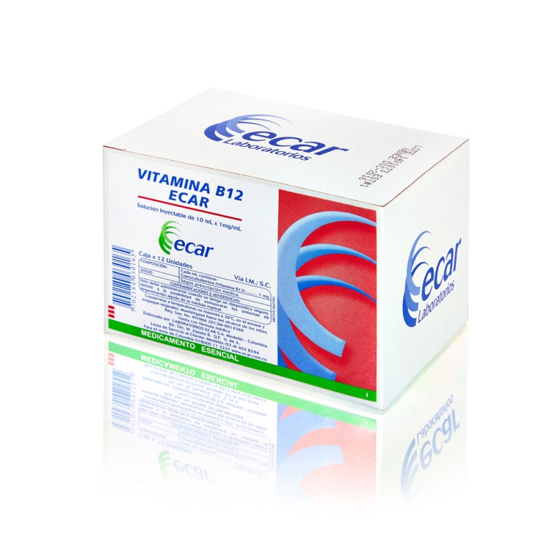 VITAMINA B12 10 ML AMPOLLA EC