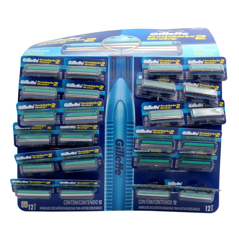 MAQ.PRESTOBARBA U.GRIP 24 UND AZUL